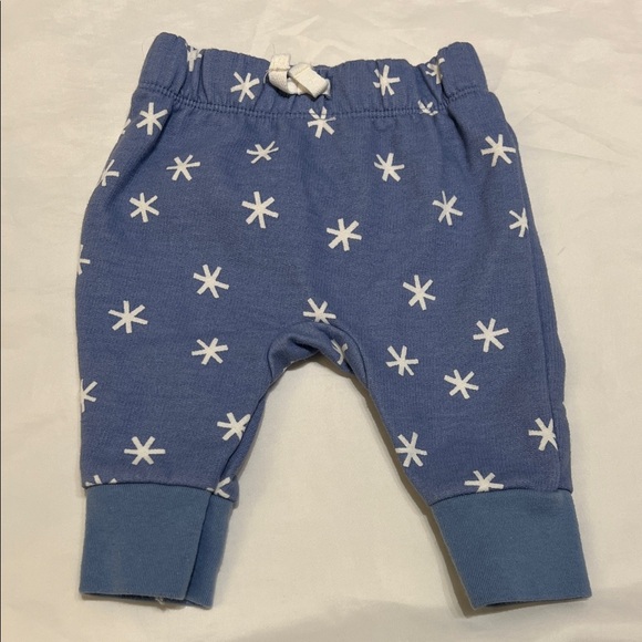 Cat & Jack Other - “Bundle 10/$14” Cat & Jack 0-3M Blue Baby warm Pants with White Star Design